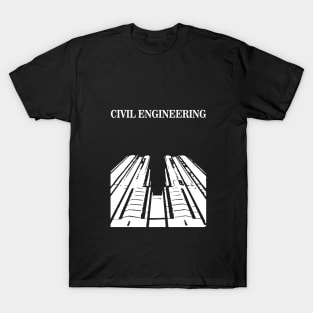 civil engineering, engineer building design T-Shirt